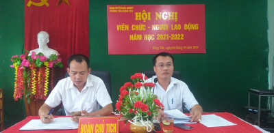 Hội nghị viên chức - người lao động năm học 2021 - 2022