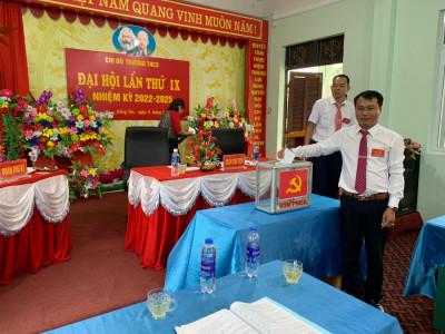 Đại hội chi bộ trường THCS Đồng Yên lần IX, nhiệm kỳ 2022-2025