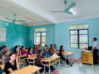 Trường THCS Đồng Yên tổ chức thành công Họp phụ huynh học sinh đầu năm, năm học 2022-2023