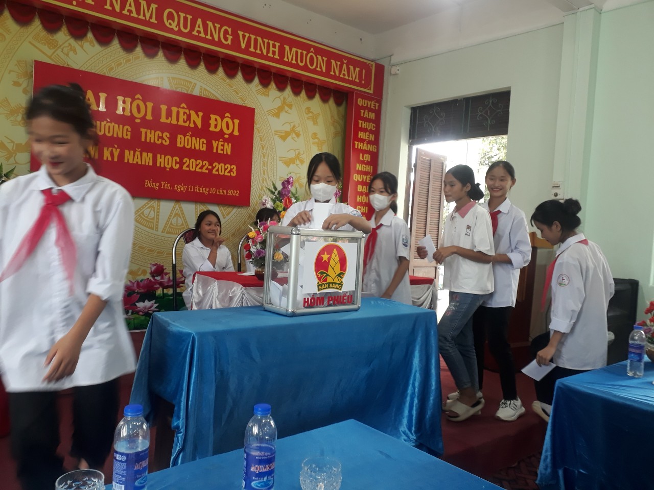 Đại hội liên đội nhiệm kỳ 2022-2023 - THCS Đồng Yên